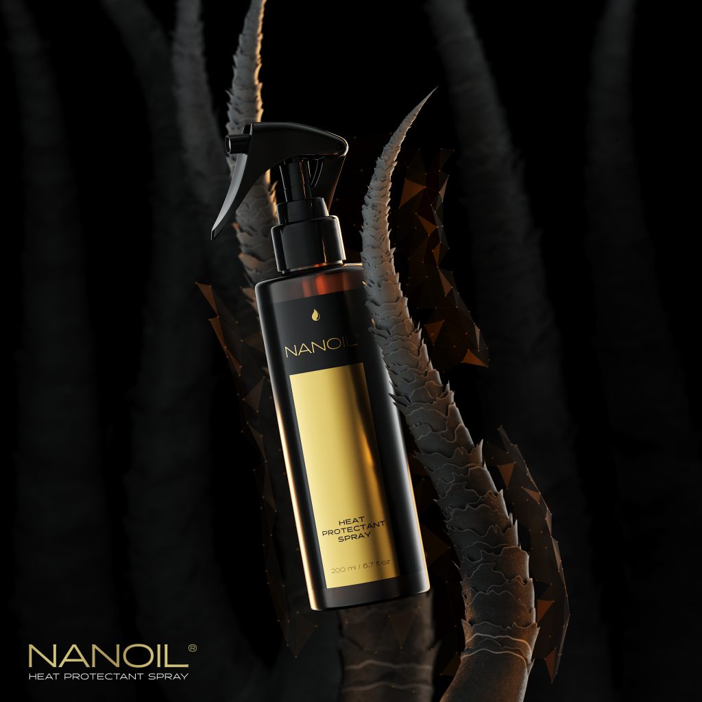 Nanoil proteção térmica para o cabelo