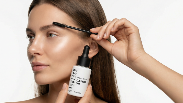 nanolash óleo de rícino nas pestanas